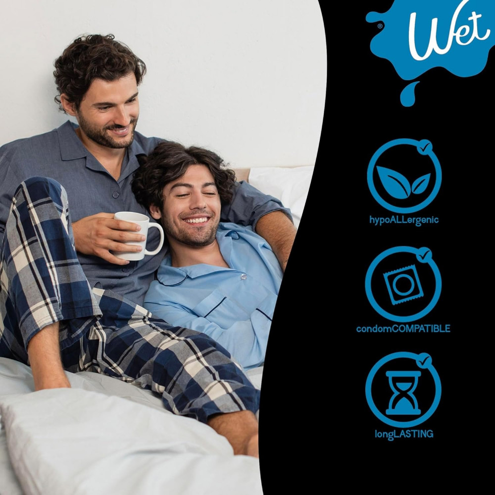 Анальные смазки - Анальный лубрикант на силиконовой основе Wet Uranus 266 ml 4