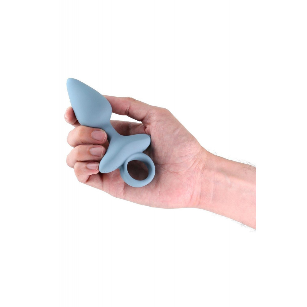 Анальные игрушки с вибрацией - Анальный вибратор NS Novelties Renegade синий, 13 см 1