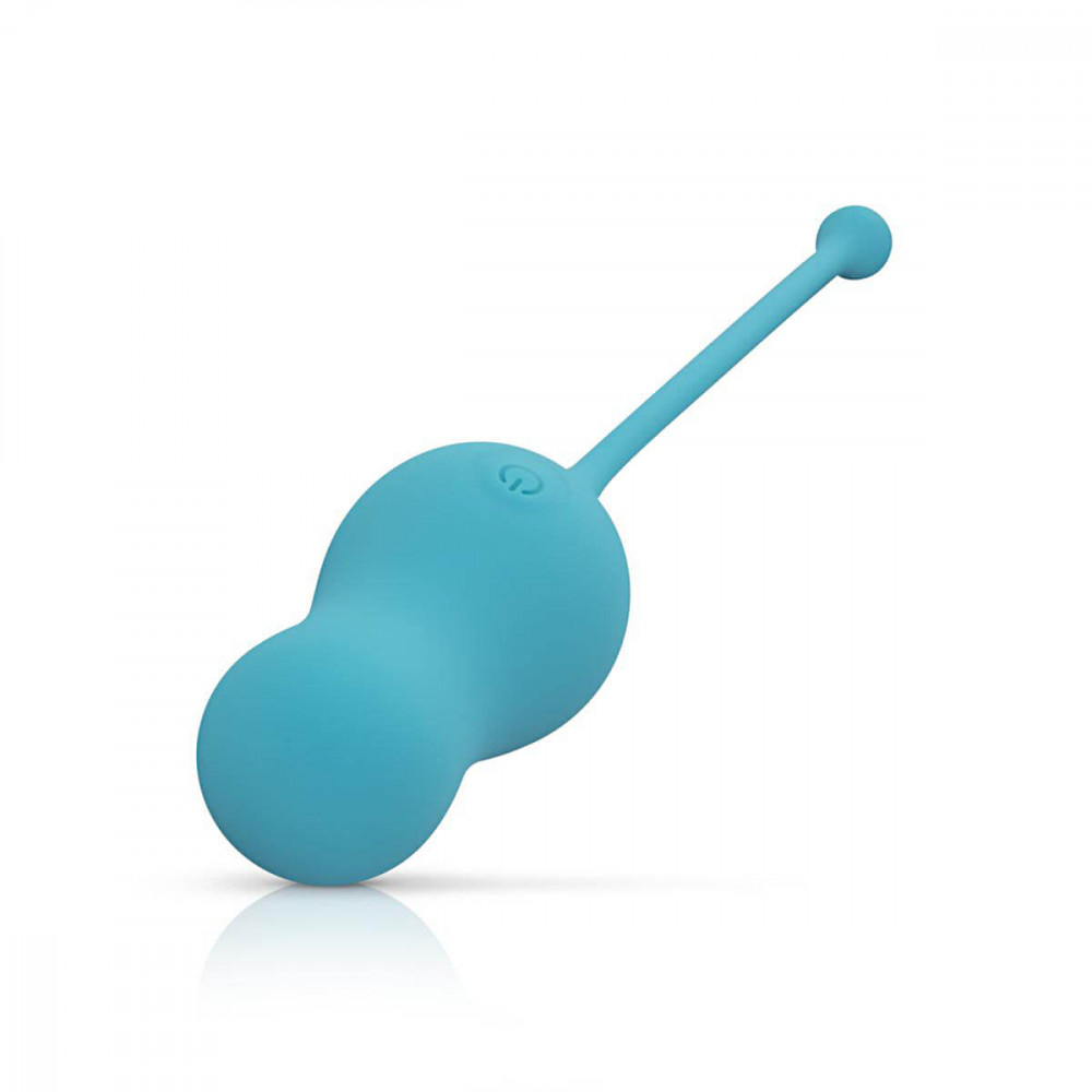 Вагинальные шарики - Вагинальное яйцо с вибрацией, с дистанционным пультом Cala Azul голубое 6