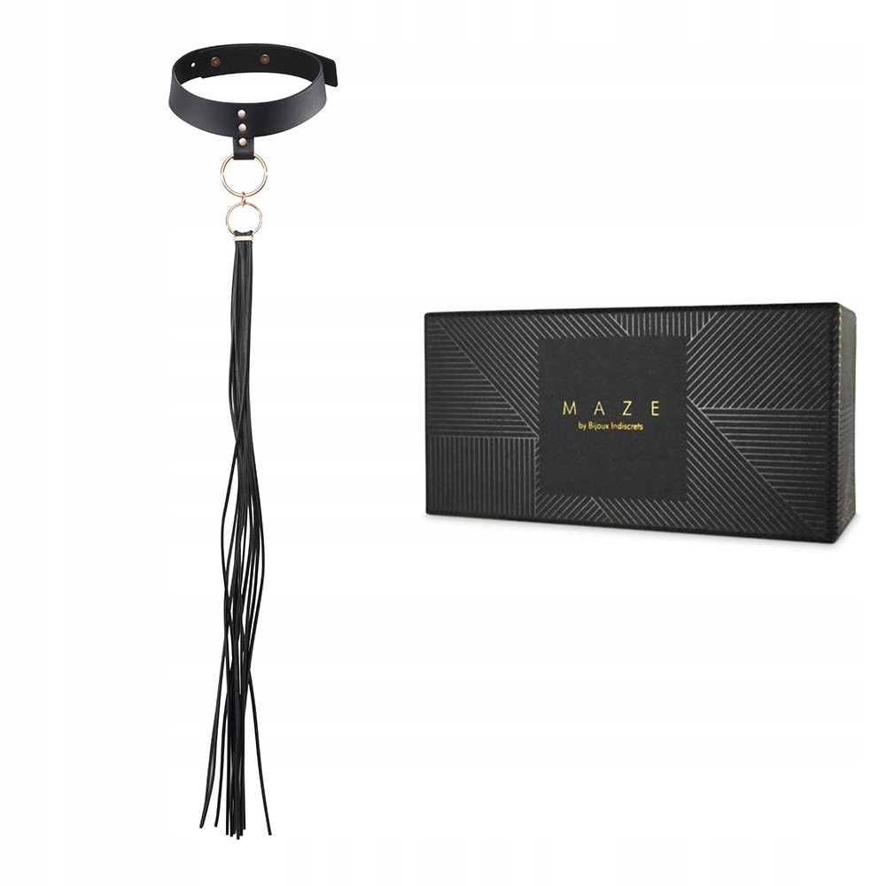 Різне - Чокер Bijoux Indiscrets MAZE - Tassel Chocker Black 6