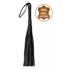 Флогер з натуральної шкіри Flirty Leather - Black, BG-00005