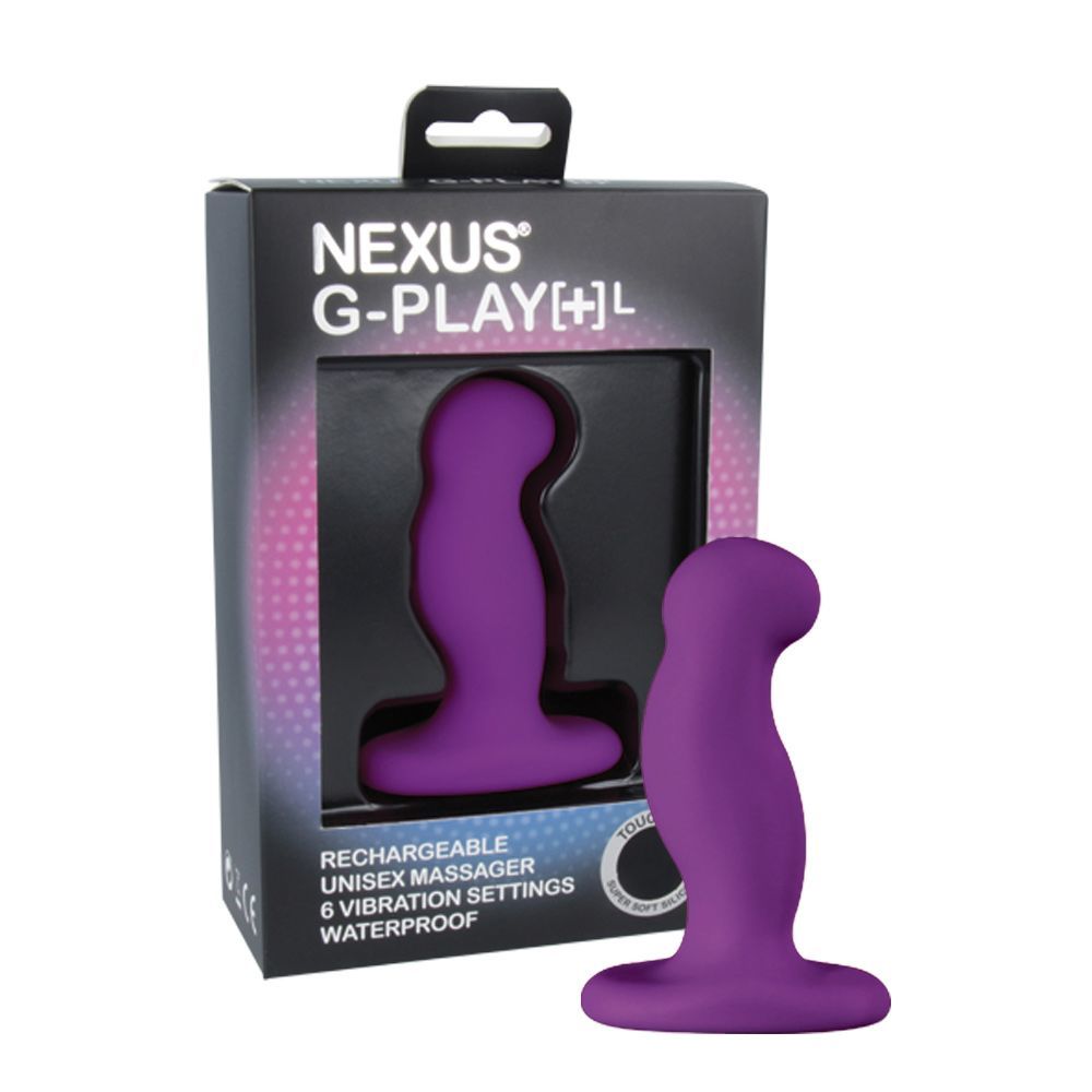 Массажёры простаты с вибрацией - Вибромассажер простаты Nexus G-Play Plus L Purple, макс диаметр 3,5см, перезаряжаемый 2