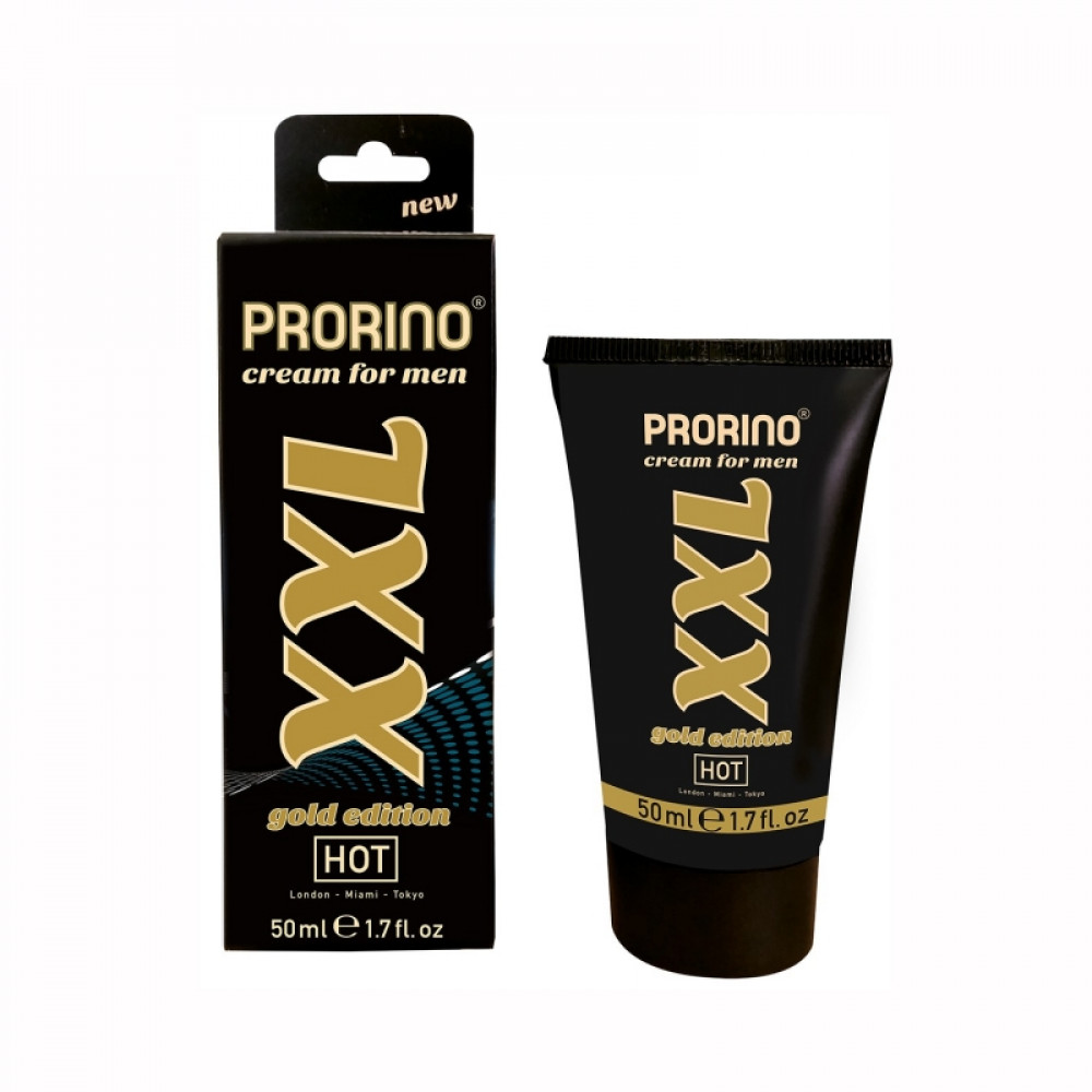  - Крем эрекционный увеличивающий объем PRORINO XXL Cream for men - gold edition 50 ml