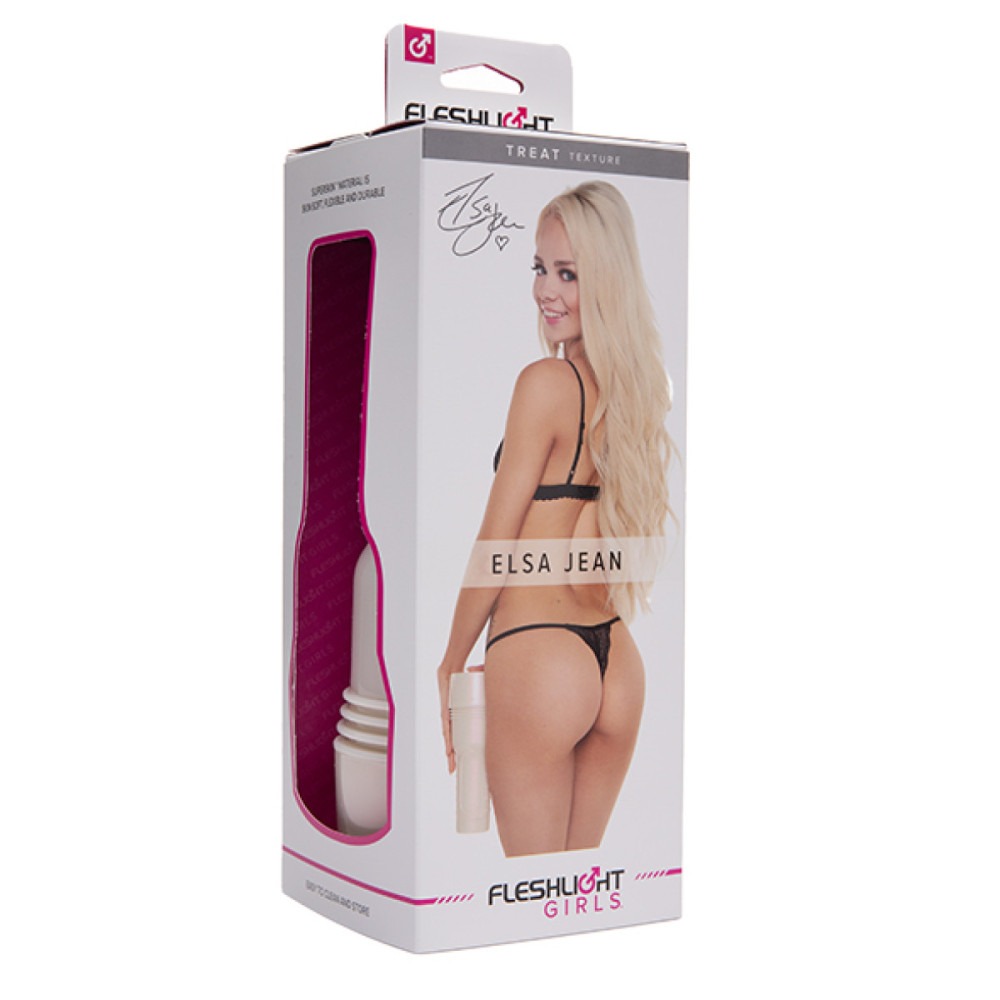 Секс игрушки - Мастурбатор попа в колбе Fleshlight Girls Elsa Jean Butt реалистичный из киберкожи (Superskin) 6