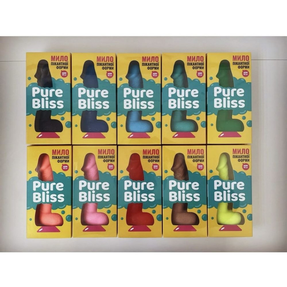 Секс приколы - Мыло член на присоске Pure Bliss BIG зеленое, 18 см 8