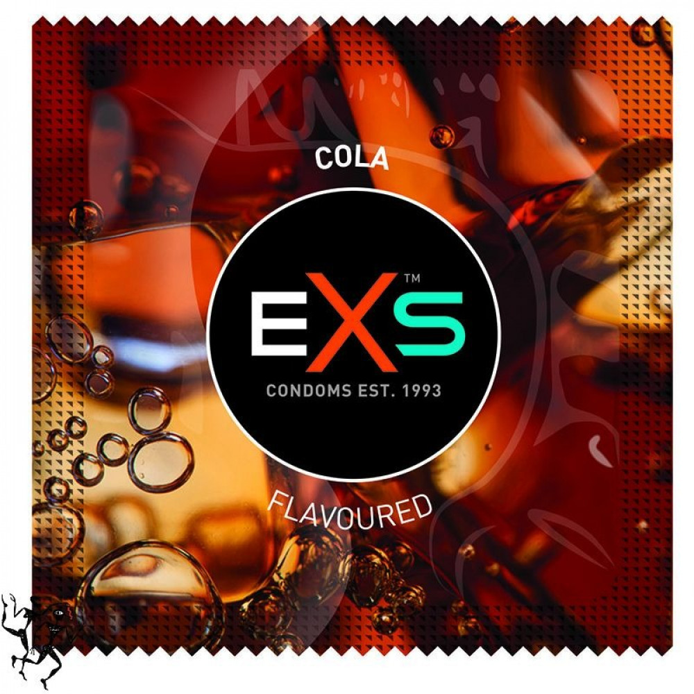 Презервативы - Набор ароматизированых презервативов EXS Flavoured Cola со вкусом колы (цена за 10 шт.)