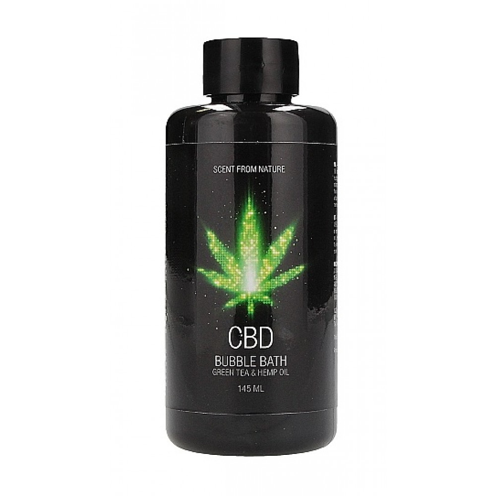 Різне - Набір для ванни і душу CBD Luxe Gift set-GREEN TEA & HEMP OIL ( 4 предмета ) 4