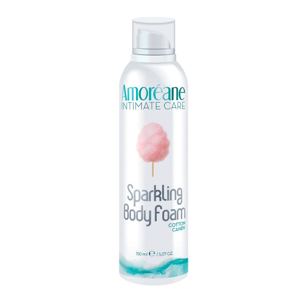  - Пінка для тіла Amoreane Sparkling Body Foam з ароматом цукрової вати, 150 мл