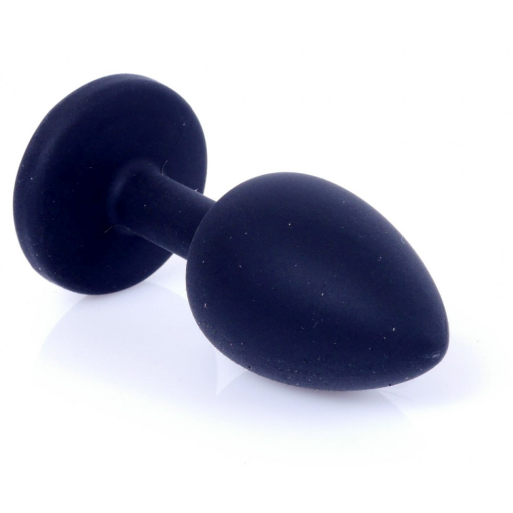 Анальные игрушки - Силиконовая анальная пробка Boss Series - Jewellery Black Silicon PLUG Small Pink S, BS6400083 6