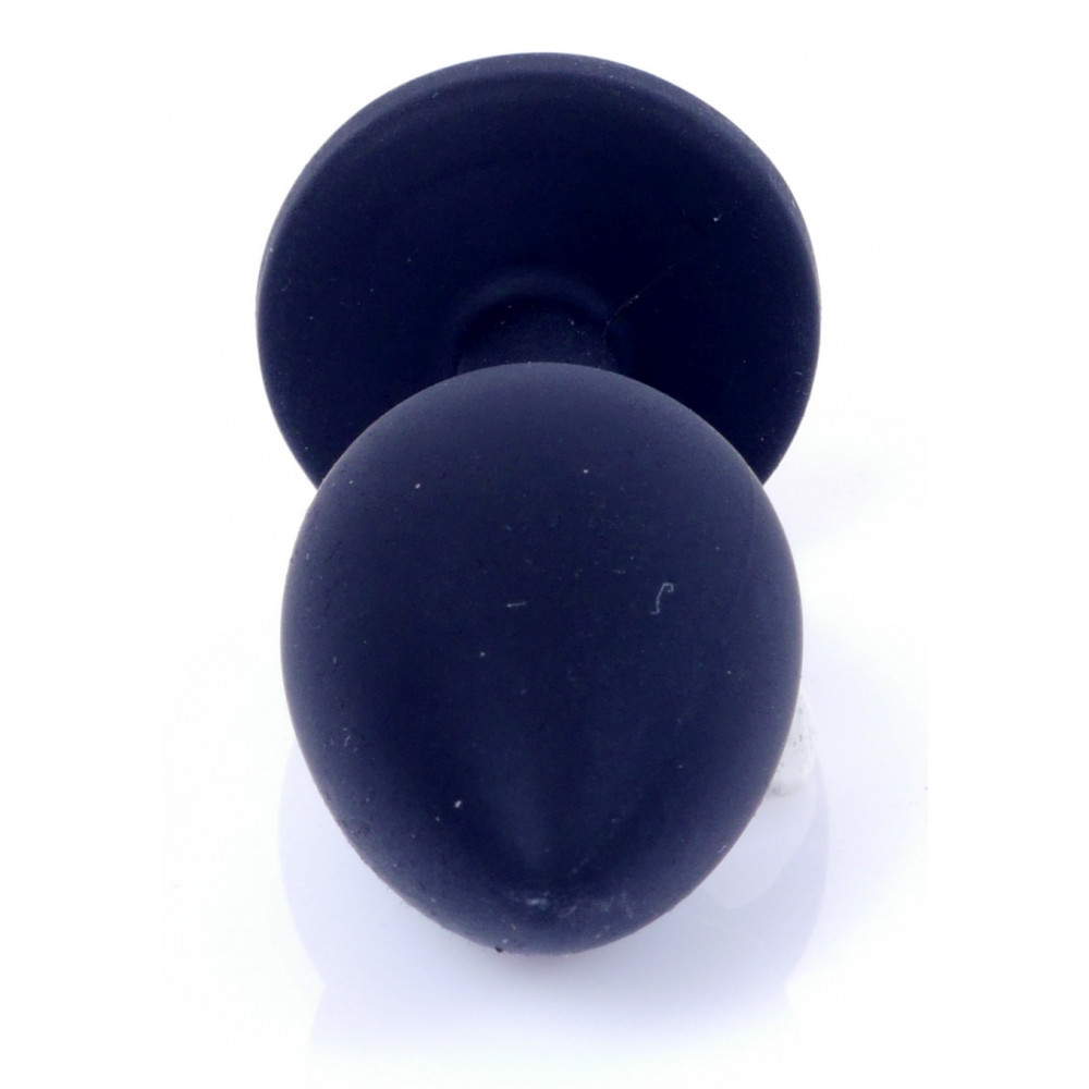 Анальные игрушки - Силиконовая анальная пробка Boss Series - Jewellery Black Silicon PLUG Small Pink S, BS6400083 5