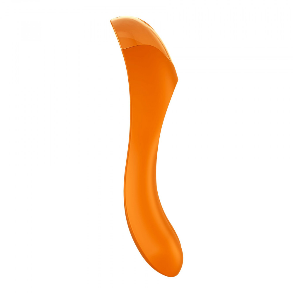 Мини вибраторы - Вибратор на палец Satisfyer Candy Cane Orange 3