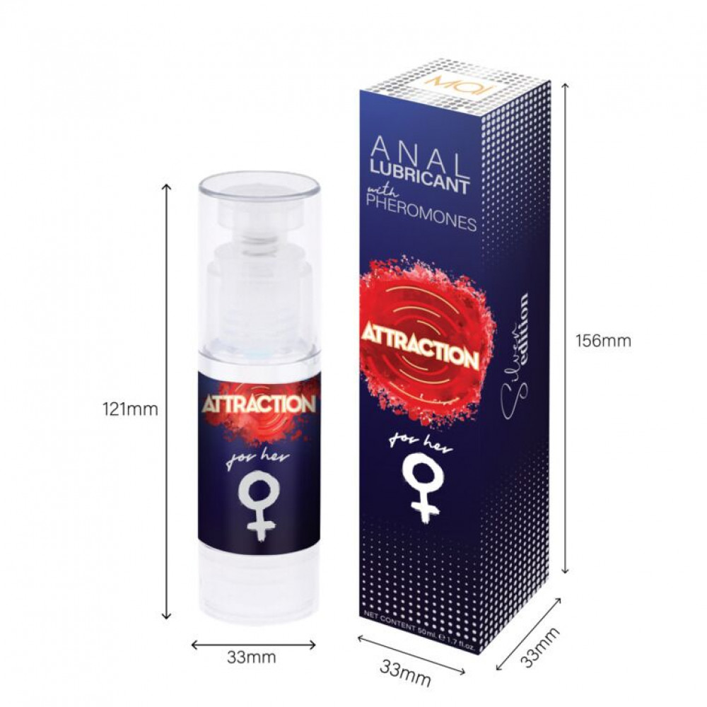 Анальные смазки - Смазка для анального секса MAI Attraction Anal for Her (50 мл) на водной основе с феромонами 2