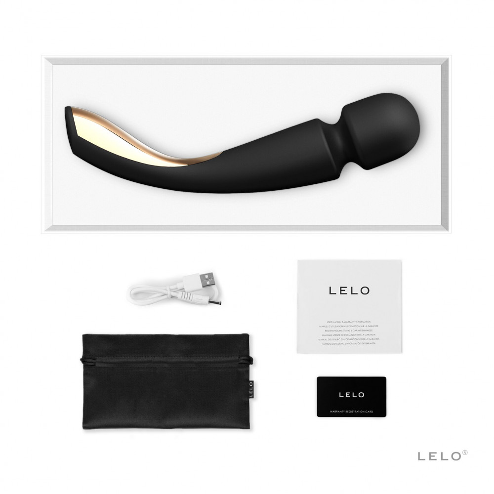 Вибромассажеры - Вибромассажер LELO Smart Wand 2 Medium Black 1