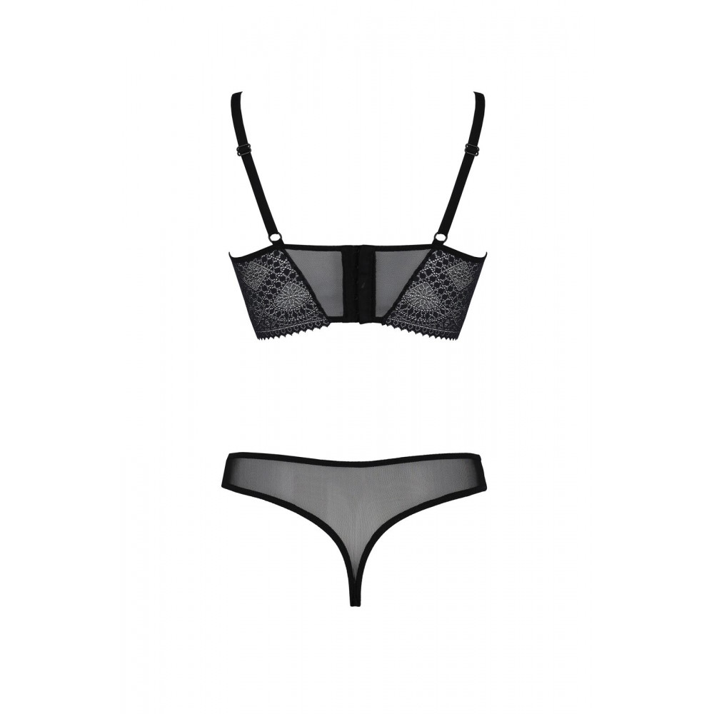 Эротические комплекты - Комплект Passion DROSERA SET black L/XL - ECO Passion 3