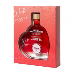 Масажний гель EXSENS With Passion Candy Apple 50 мл, розігрівальний, без цукру, їстівний