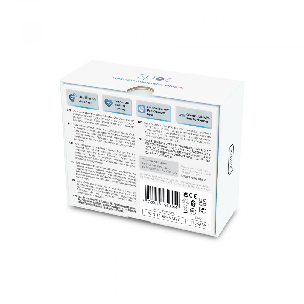 Виброяйцо - Интерактивное виброяйцо Kiiroo Spot 7