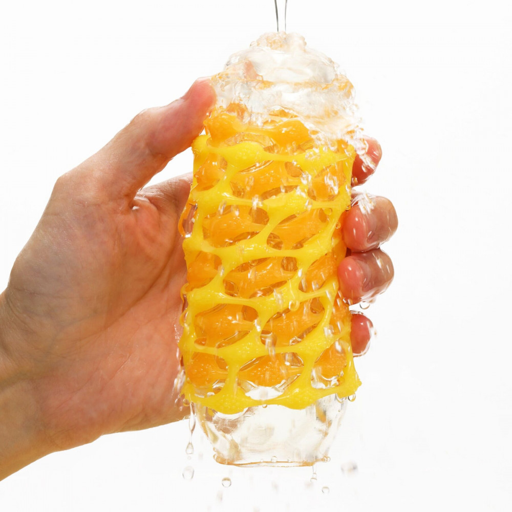 Мастурбаторы без вибрации - Мастурбатор Tenga ARTE WEAVE, с плотными вставками для стимуляции, плетеная текстура 3