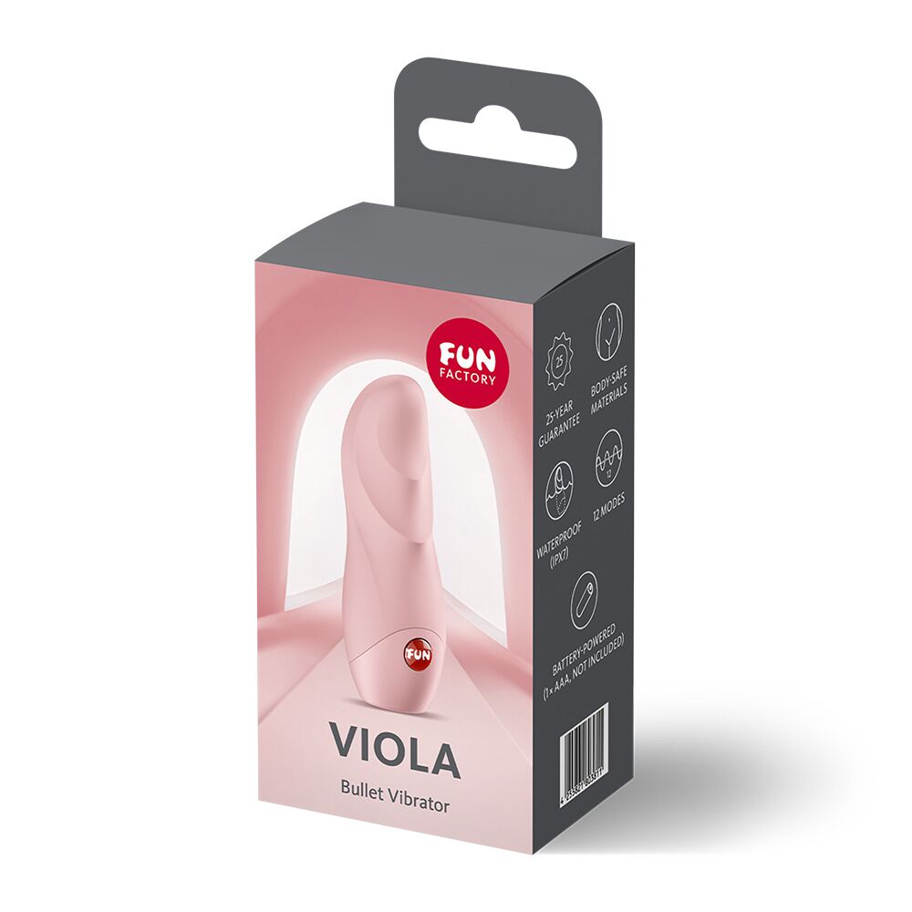 Вібропулі та міні-вібратори - Вібратор Fun Factory Viola Soft Pink 6