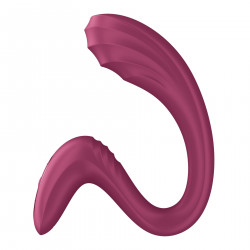 Вагинально-клиторальный вибратор Satisfyer G for Goddess 3 Wine Red, 2 мотора