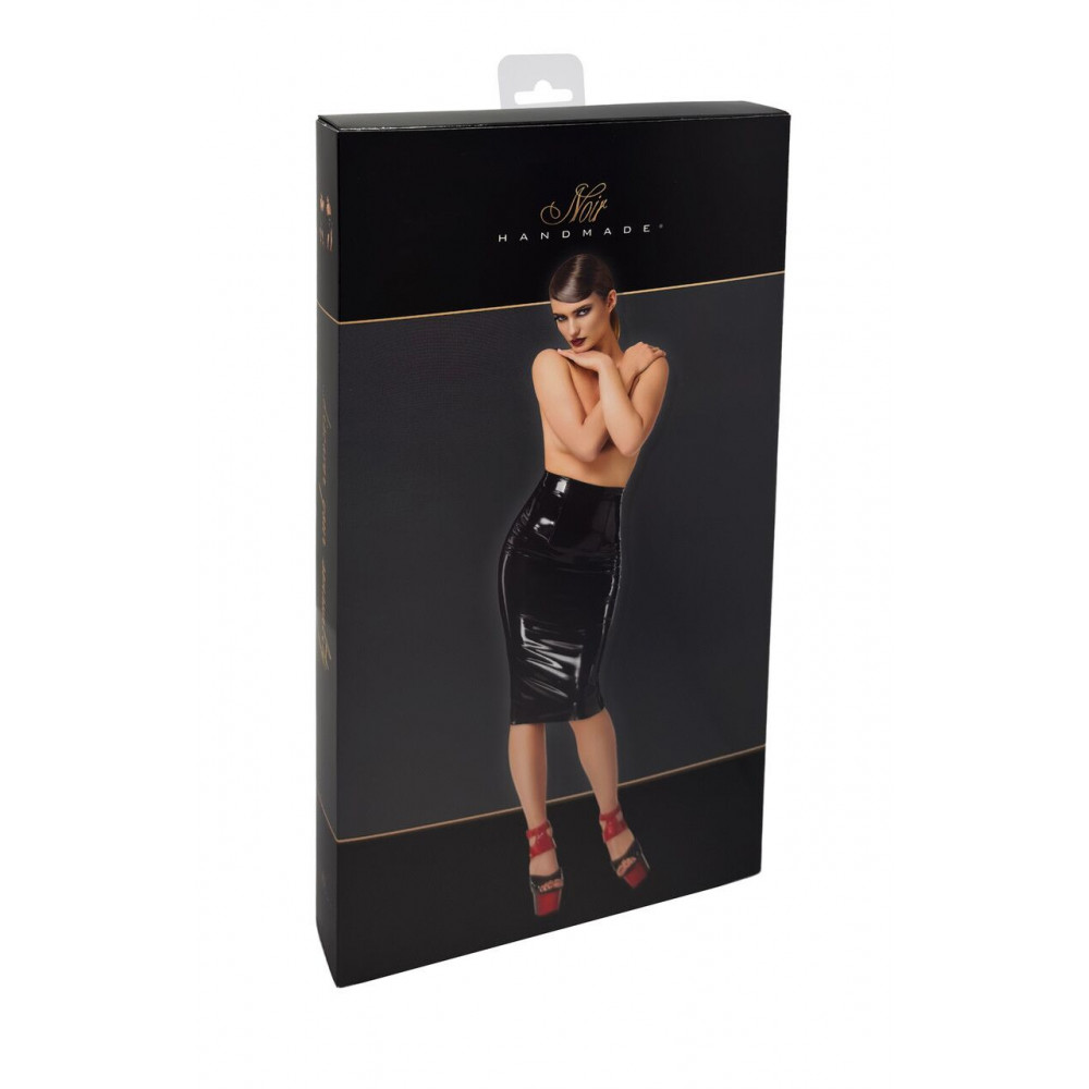  - Спідниця Noir Handmade F378 Dominae Column PVC pencil skirt XL 9