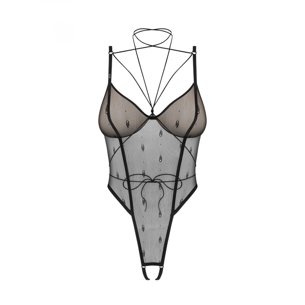 Жіноча еротична білизна - Боді Obsessive Anniverse Special crotchless teddy 2XL/3XL 2