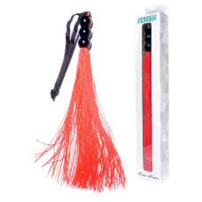 Силіконовий флогер ( довжина 26 см ) Fetish Boss Series - Silicone Whip Red 10