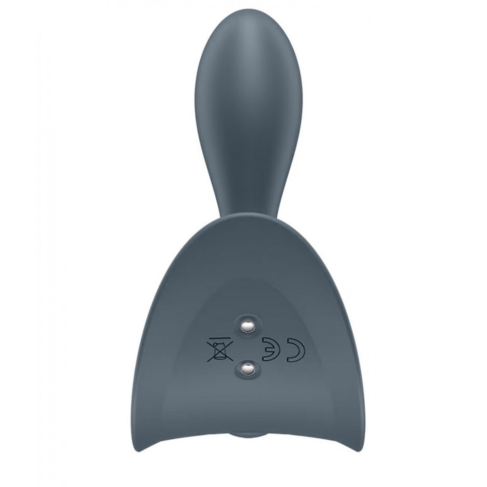 Разное - Тонкая, каплевидная пробка Satisfyer Booty Absolute Beginners 2 с вибрацией, серая 1