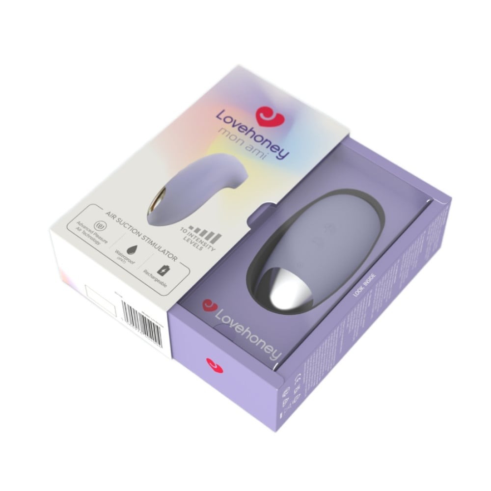 Разное - Вакуумный стимулятор клитора Lovehoney Mon Ami Pleasure Air, лиловый 7