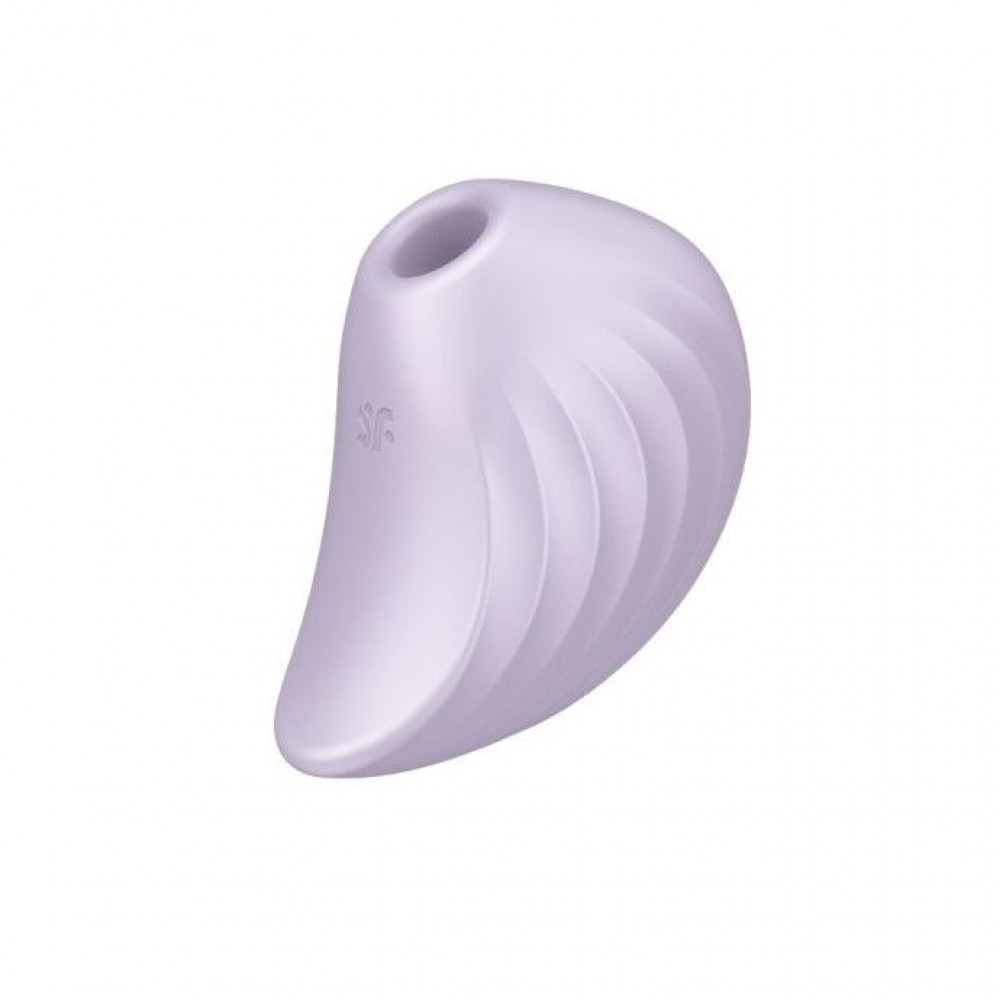 Вибраторы вакуумные - Вакуумный клиторальный стимулятор с вибрацией Satisfyer Pearl Diver Violet