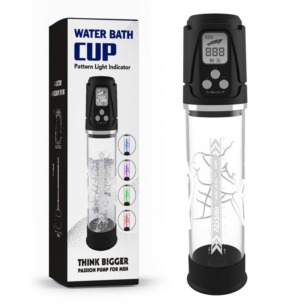  - Водонепроникна, автоматична вакуумна помпа із зарядкою від USB CANWIN Water Batch Cup LCD, P419AU