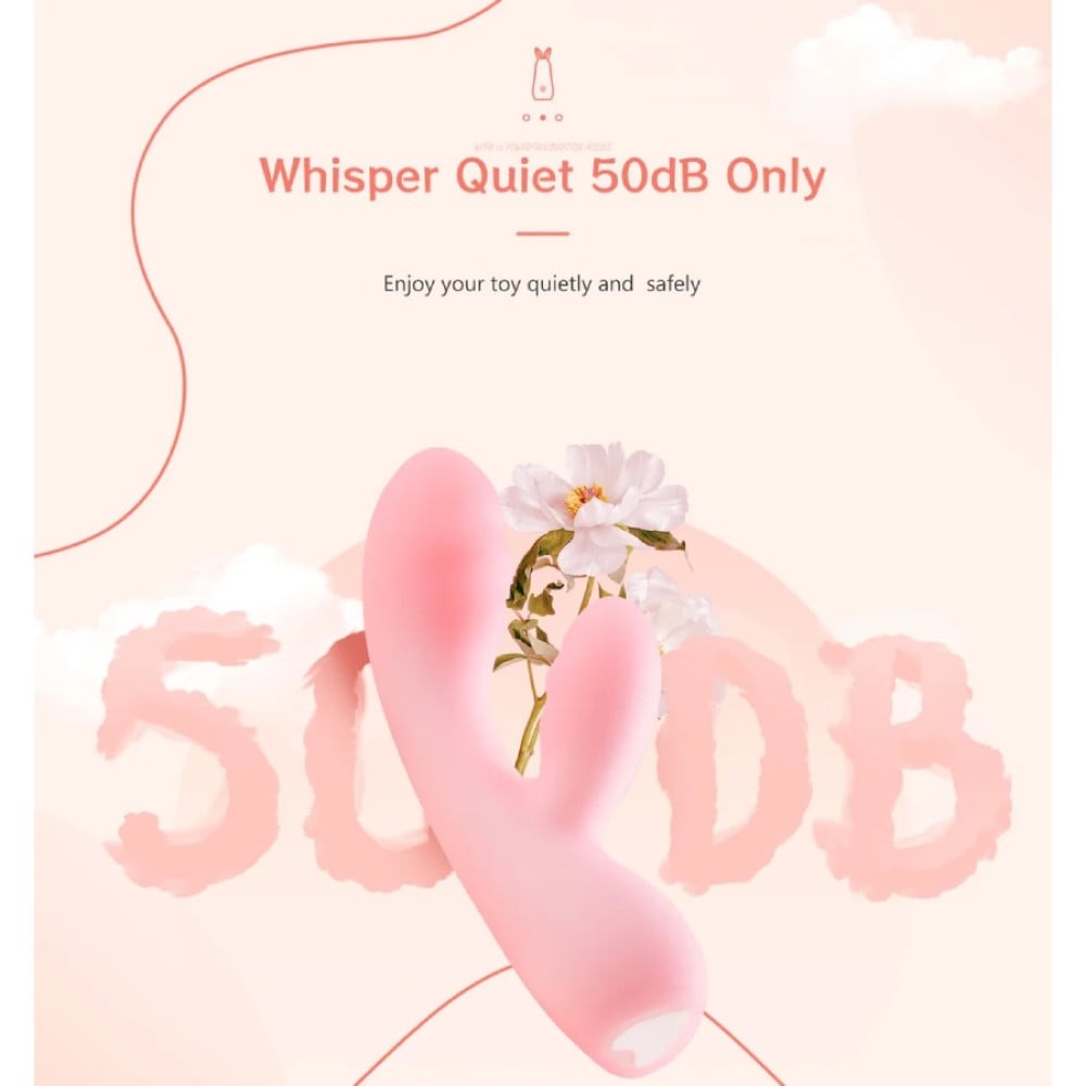 Різне - Вібратор подвійний BeYourLover Cloud JOY 10 режимів вібрації, рожевий 2