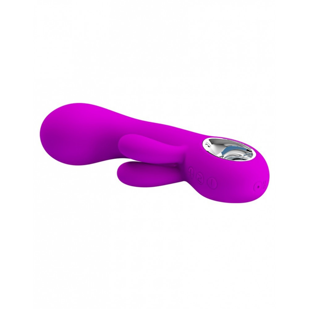 Вибратор-кролик - Вибратор-кролик Pretty Love Valentine для точки G, фуксия, 15.4 х 3.8 см 3