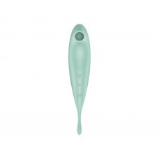 Вибратор с волновой стимуляцией Satisfyer Twirling Pro с приложением, мятный
