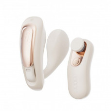 Вібратор у трусики з пультом керування Qingnan No.6 Wireless Control Beige білий