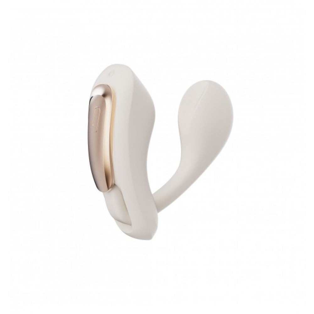  - Вібратор у трусики з пультом керування Qingnan No.6 Wireless Control Beige білий 1