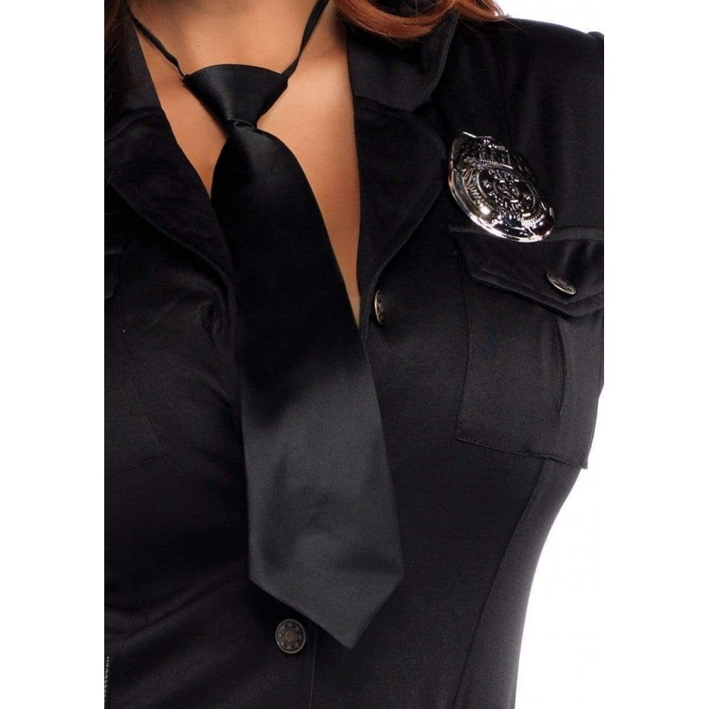 Эротическое белье - Женский сексуальный костюм полицейского Leg Avenue, M/L 3