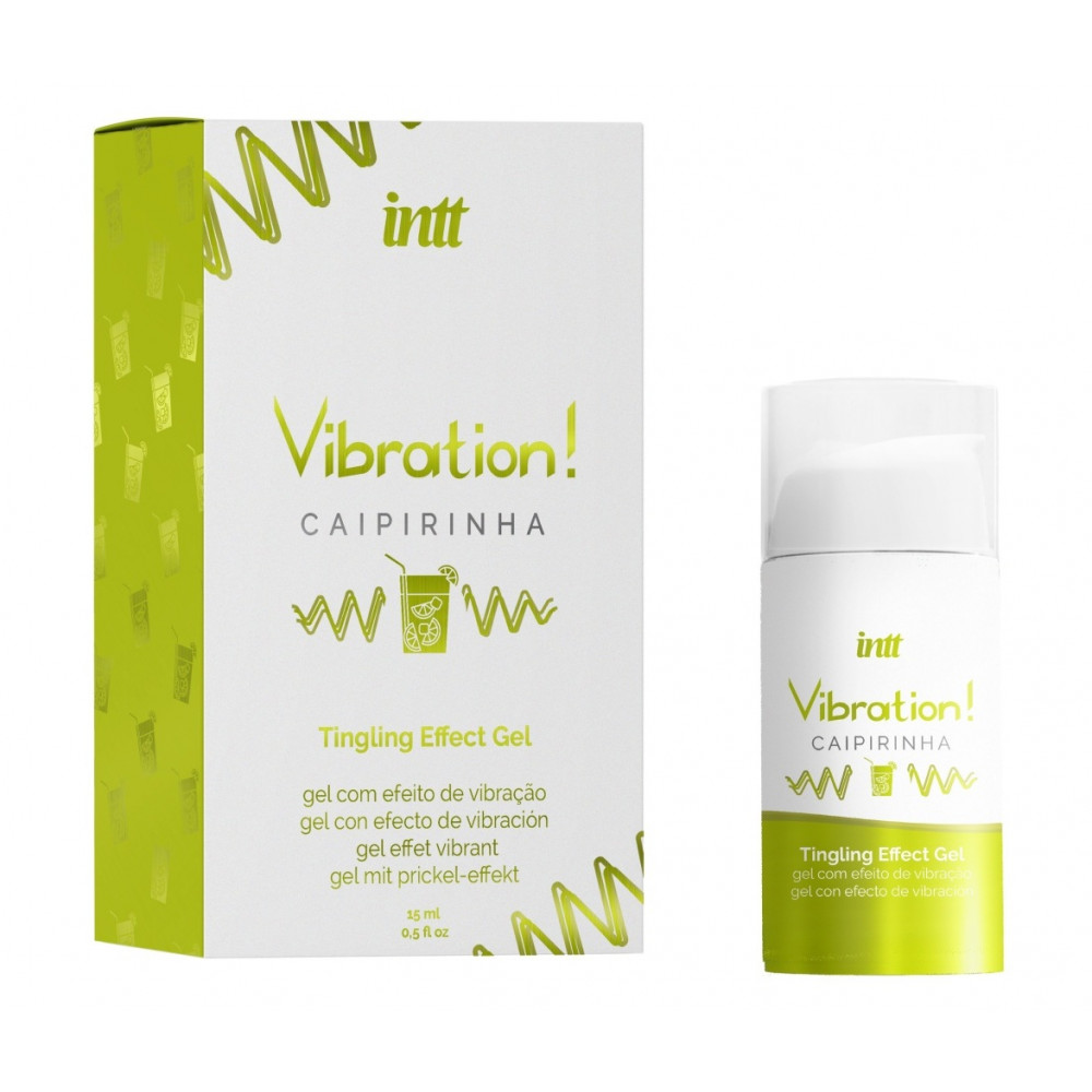 Різне - Рідкий вібратор Intt Vibration! Tingling Caipirinha зі смаком коктейлю, 15 мл