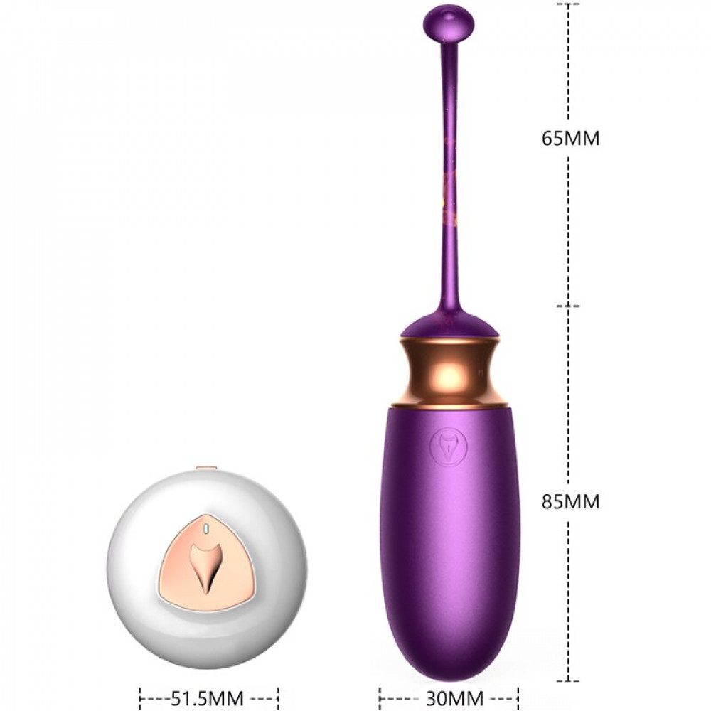 Вибратор - Виброяйцо с подогревом и пультом ДУ - Vibrating Silicone Love EGG USB, BS6300001 14