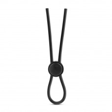 Регулируемое эрекционное кольцо STAY HARD SILICONE LOOP BLACK