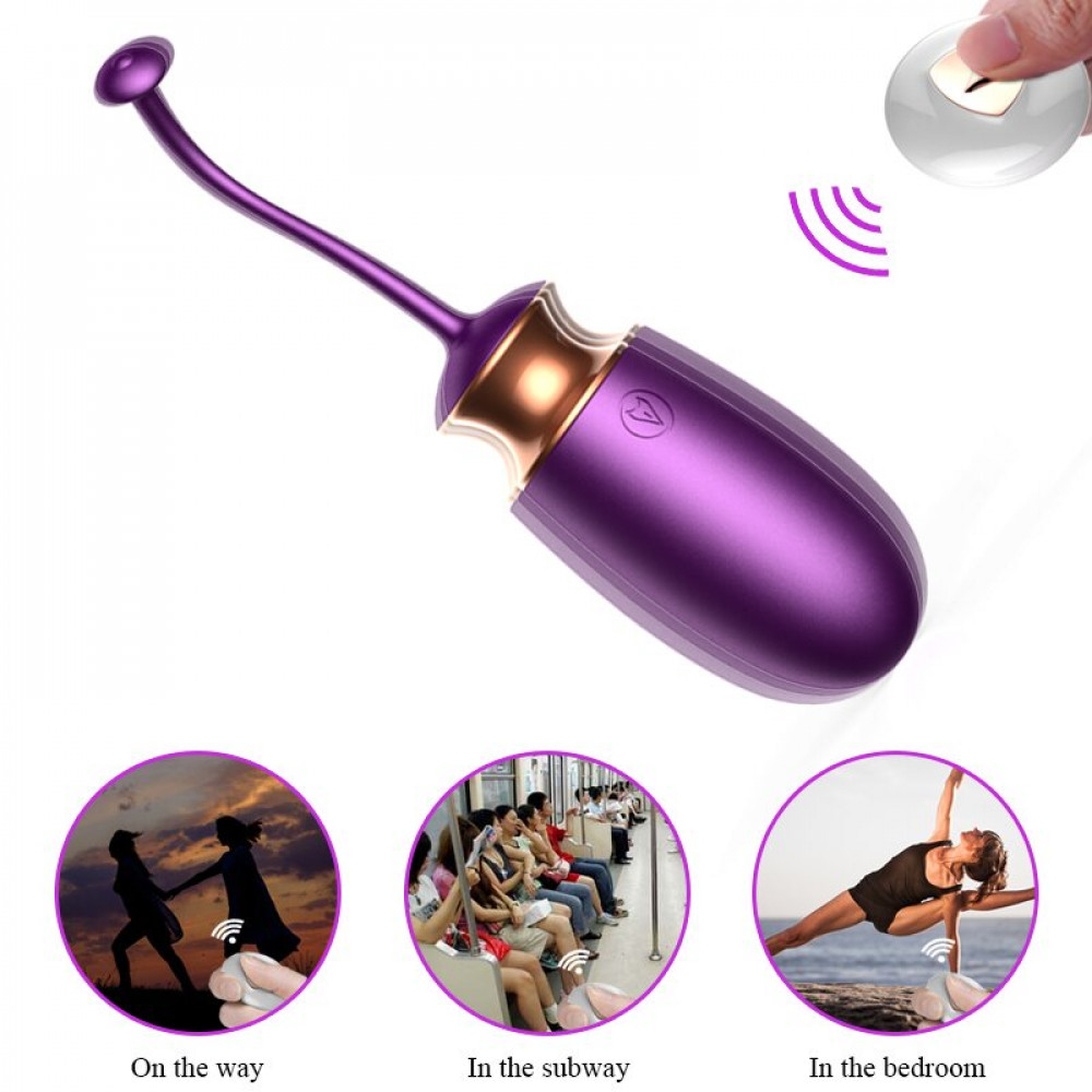 Вибратор - Виброяйцо с подогревом и пультом ДУ - Vibrating Silicone Love EGG USB, BS6300001 15