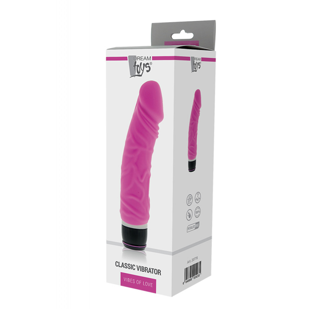 Разное - Вибромассажер PURRFECT SILICONE CLASSIC 6.5INCH, PINK 1