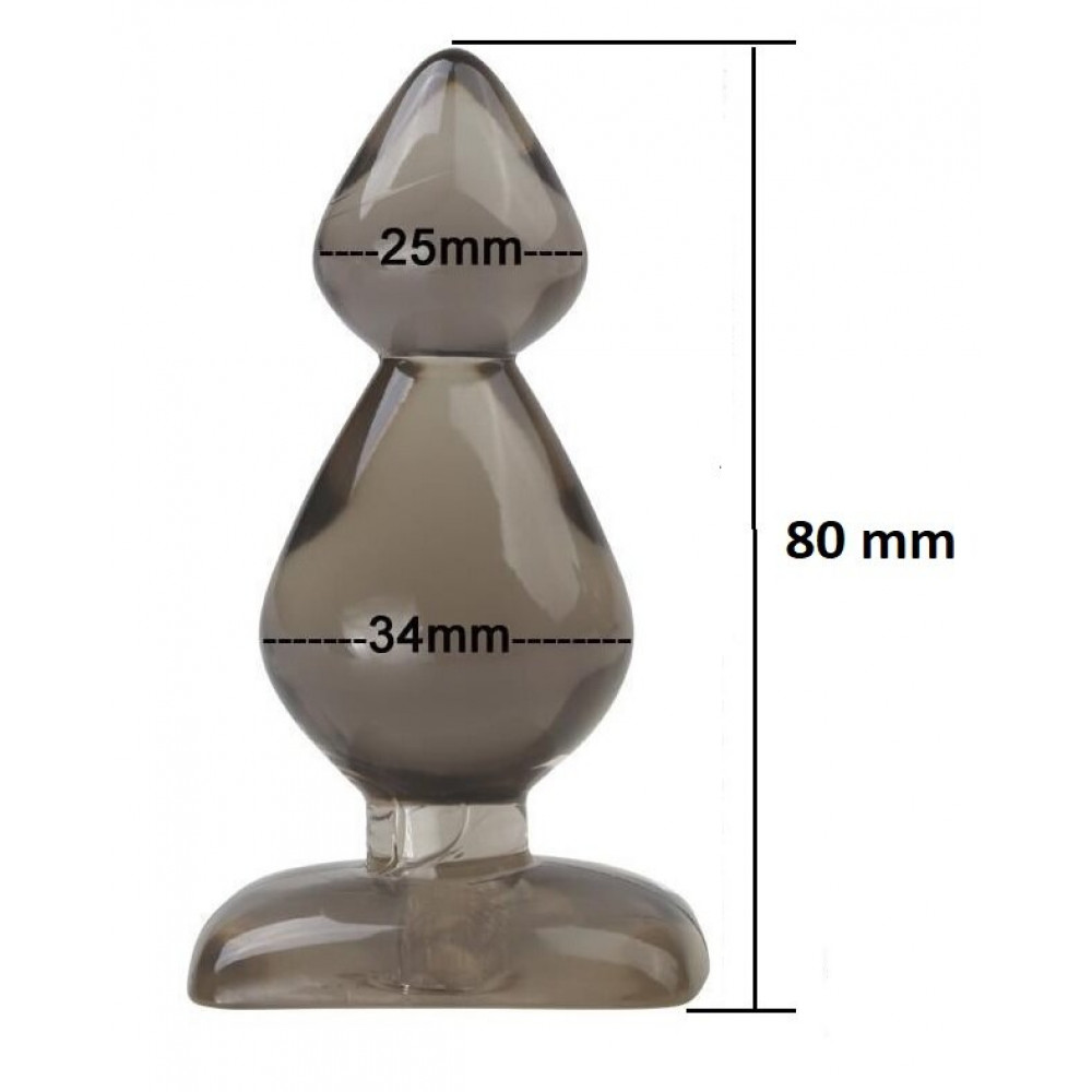 Анальные игрушки без вибрации - Анальная пробка XESE AP02-A 1