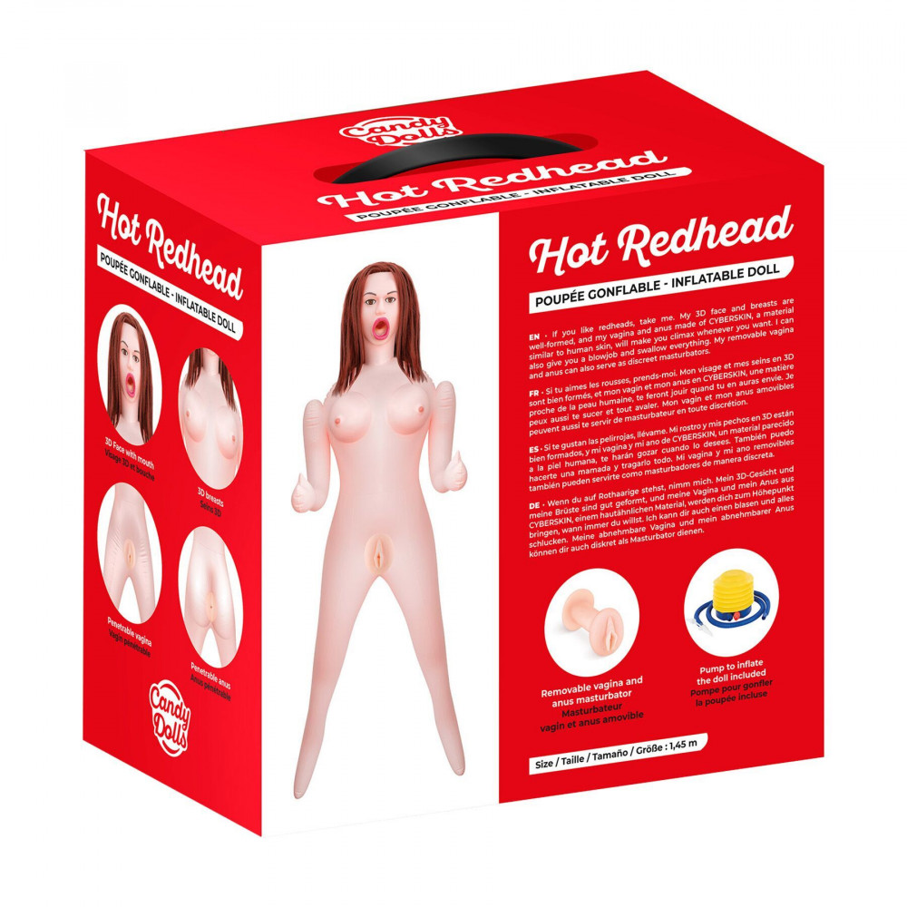 Секс игрушки - Надувная кукла Candy Dolls Hot Redhead (мятая упаковка!!!) 2