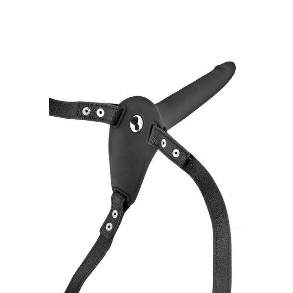 Секс игрушки - Страпон с вибрацией Fetish Tentation Vibrating Strap-On with Dildo Black (мятая упаковка!!!) 2