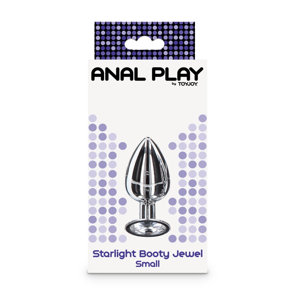 Секс игрушки - Анальная пробка маленькая металлическая Starlight Booty Jewel Toy Joy 1