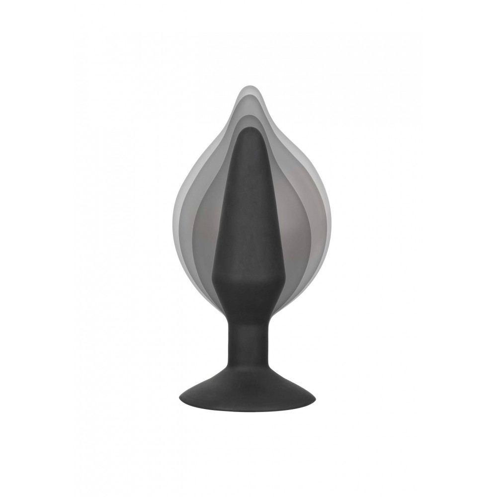 Секс игрушки - Анальная пробка с накачкой L CalExotics Silicone Inflatable Plug, 14 x 1.7–3.9 см 3