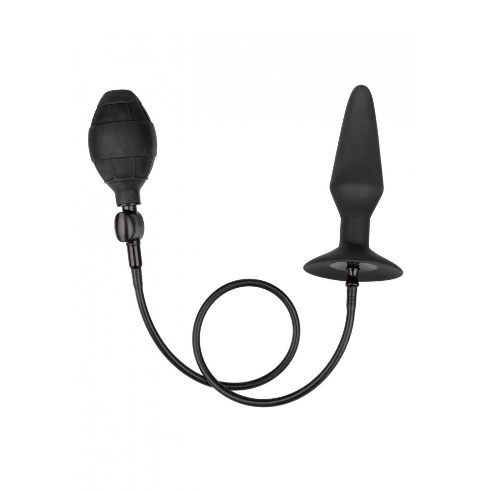 Секс игрушки - Анальная пробка с накачкой L CalExotics Silicone Inflatable Plug, 14 x 1.7–3.9 см 5