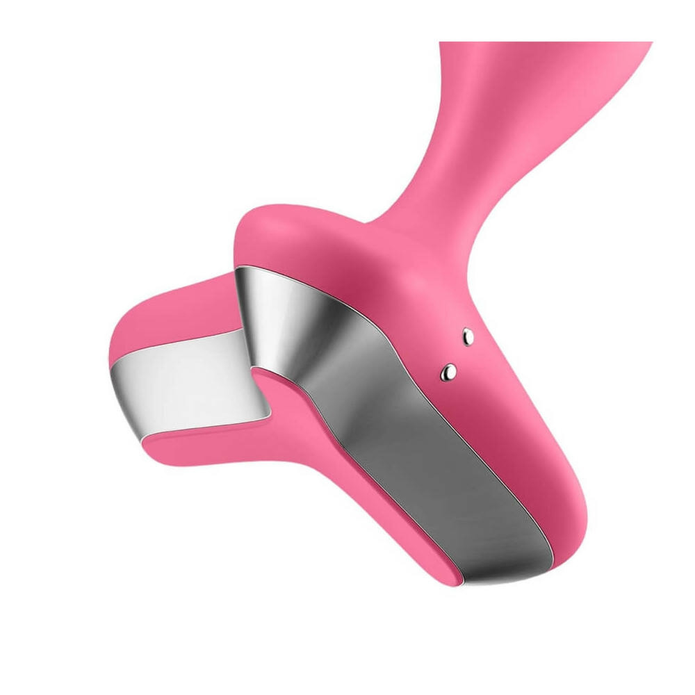 Секс игрушки - Анальная пробка с вибрацией в футуристическом дизайне Satisfyer Game Changer, розовый 1