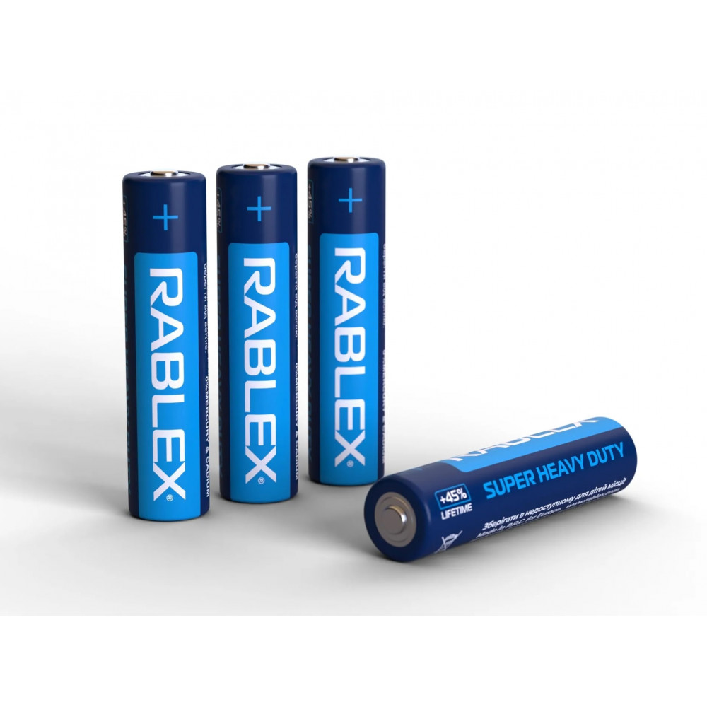 Різне - Батарейка сольова RABLEX R03 AAA Shrink (4 шт)