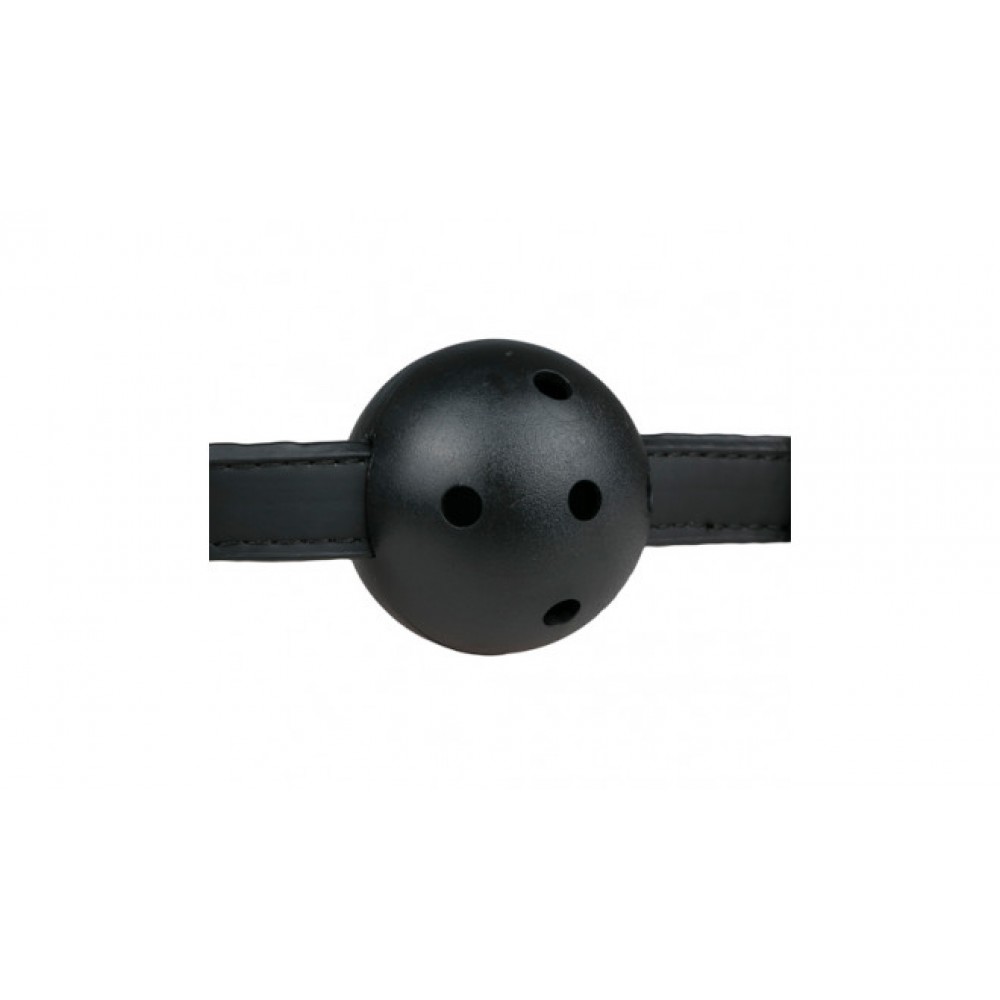 Кляп - Кляп Ball Gag With PVC Ball - Black Easytoys 2